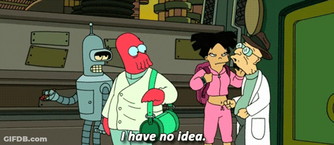 Professor Proton Walking Away GIF