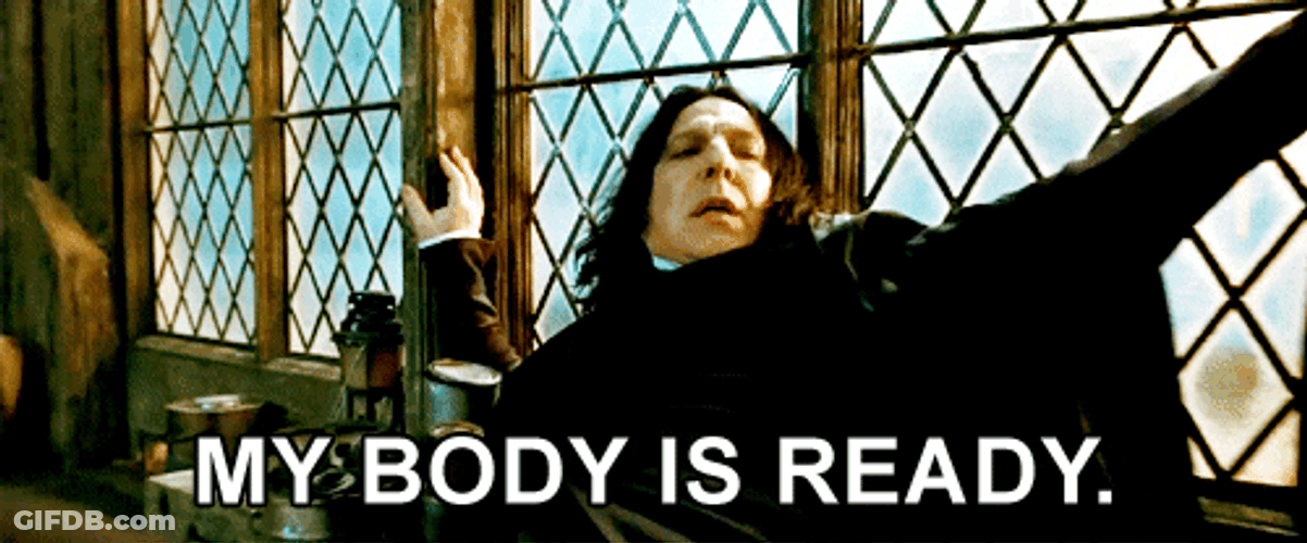 Professor Snape Harry Potter Im Ready GIF
