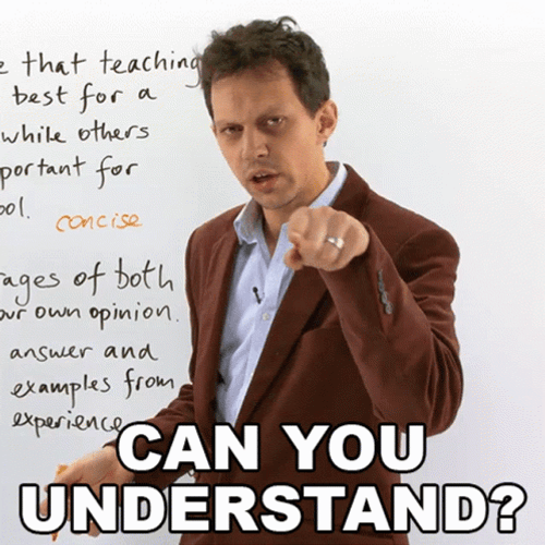 Professor You Understood GIF