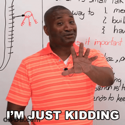 Professors Give Hard Question Just Kidding GIF