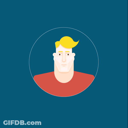 Profile Pic Buff Man Cartoon Confused GIF