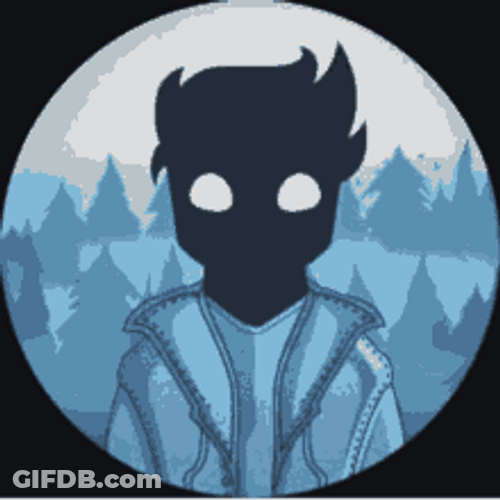 Profile Pic Creepy Shadow Man Anime GIF