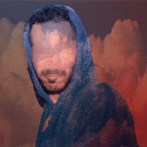 Profile Pic Funny Faceless Man In Clouds GIF