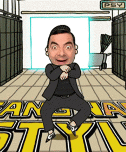 Profile Pic Funny Mr Bean Gangnam Style GIF