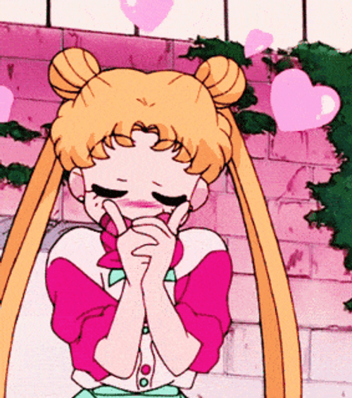 Profile Pic Sailor Moon Shy In Love GIF