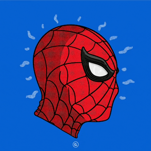 Profile Pic Spiderman Cartoon Side View GIF