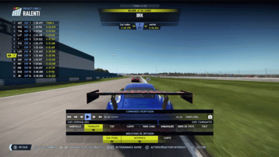 Project Cars 2 Blue Car GIF