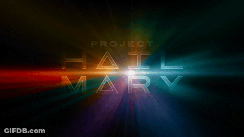 Project Hail Mary On Dark Background GIF