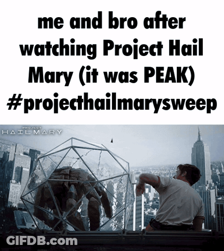 Project Hail Mary Poster With Giant Spider GIF
