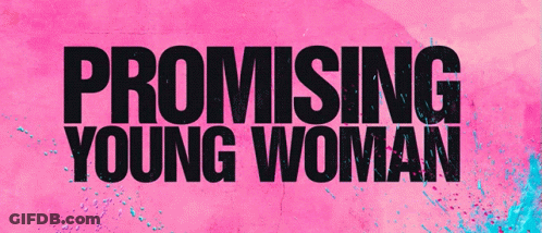 Promising Young Woman On Pink Background GIF