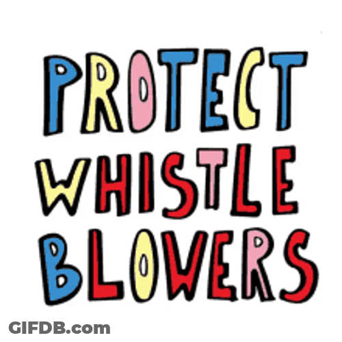 Protect Whistle Blowers Colorful Campaign Rally GIF