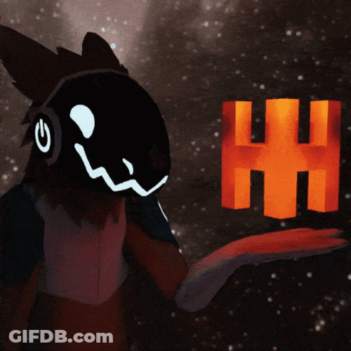 Protogen Letter H GIF
