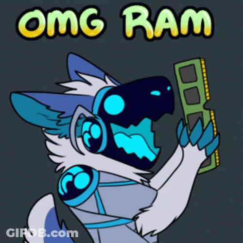 Protogen Oh My God RAM GIF