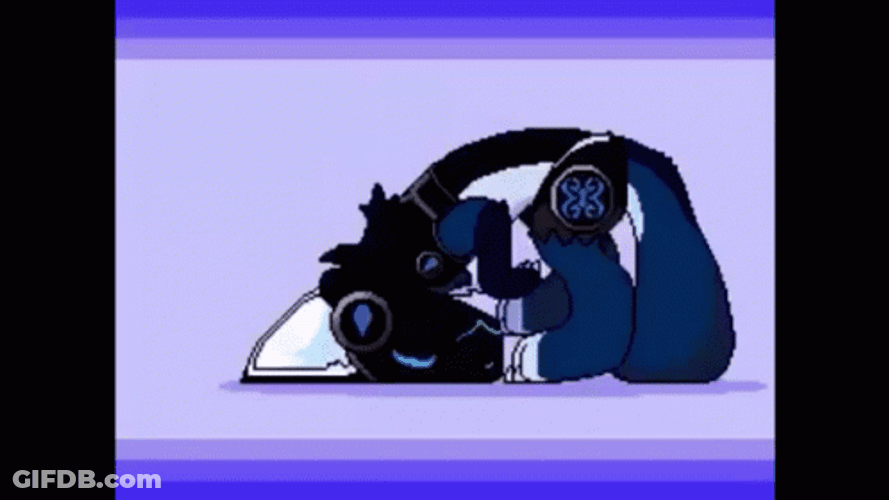 Protogen Spinning Around GIF
