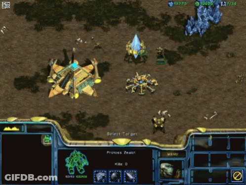 Protoss Zealot Screenshot GIF