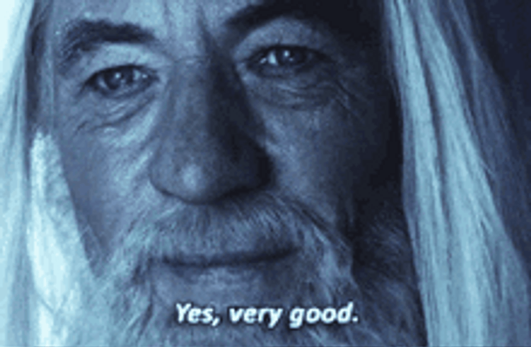 Proud Gandalf Very Good GIF