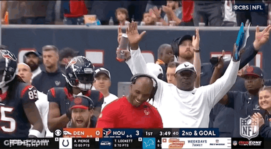 Proud Houston Texans Coach GIF