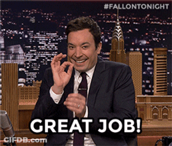 Proud Jimmy Fallon Giggling GIF