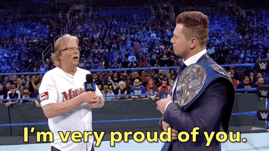 Proud Of You The Miz Wrestler GIF