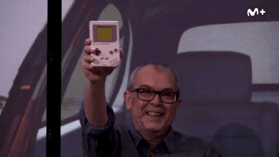Proud Old Man Game Boy GIF