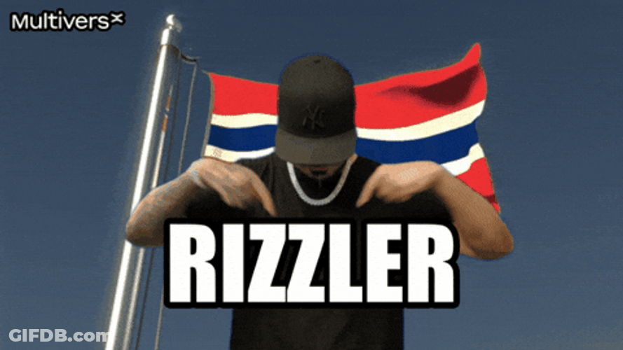 Proud Rizzler Joseph Ducreux Pointing Down GIF