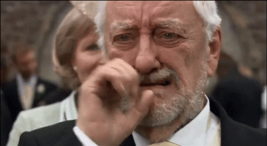 Proud Touched Man Crying GIF