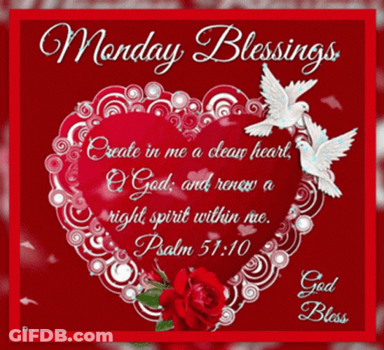 Psalms God Bless Monday Blessings GIF