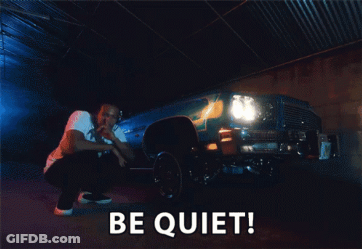 Psh Shh Be Quiet G Perico Rapper GIF