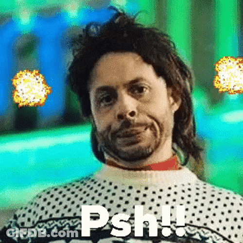 Pshhh I'm Burning GIF