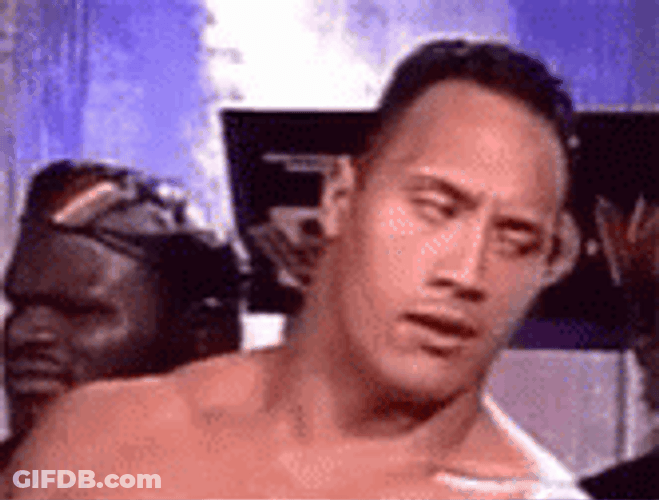 Pshhh The Rock GIF
