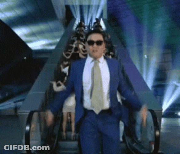 Psy Pumped Up Dancing Gangnam Style GIF