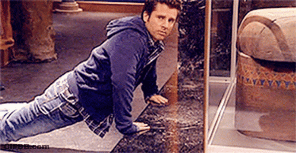 Psych Shawn Spencer Push Up GIF