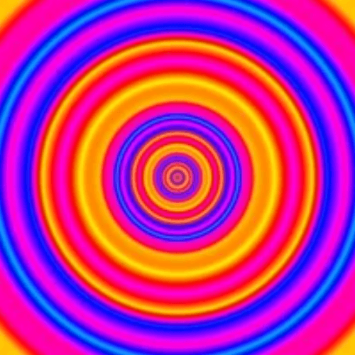 Psychedelic Hypnosis Vertigo Abstract Neon Spiral GIF