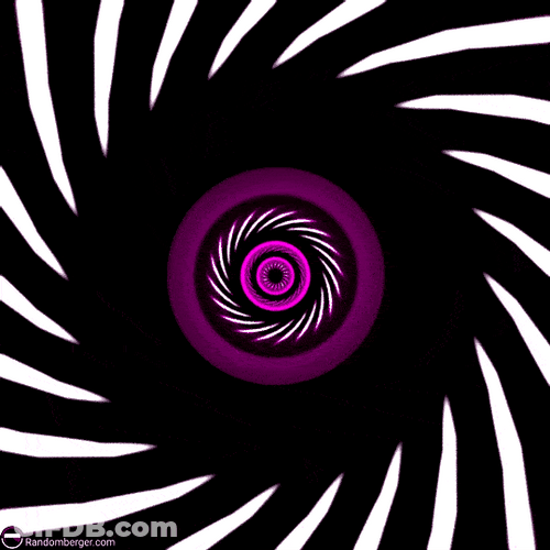 Psychedelic Optical Illusion Spiral GIF