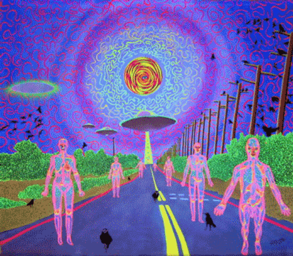 Psychedelic Tripping Silascore GIF