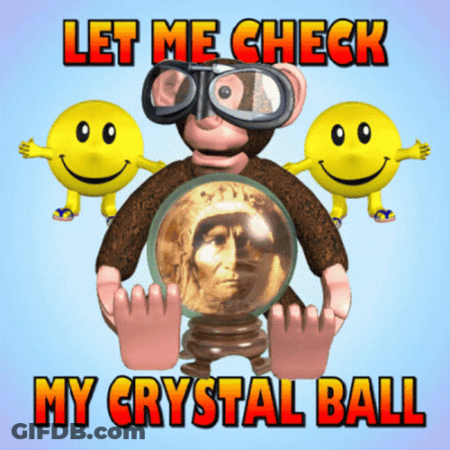 Psychic Money Checking Crystal Ball GIF
