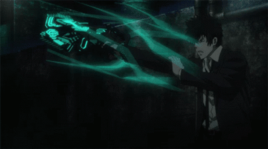 Psycho Pass Dominateur Firing GIF