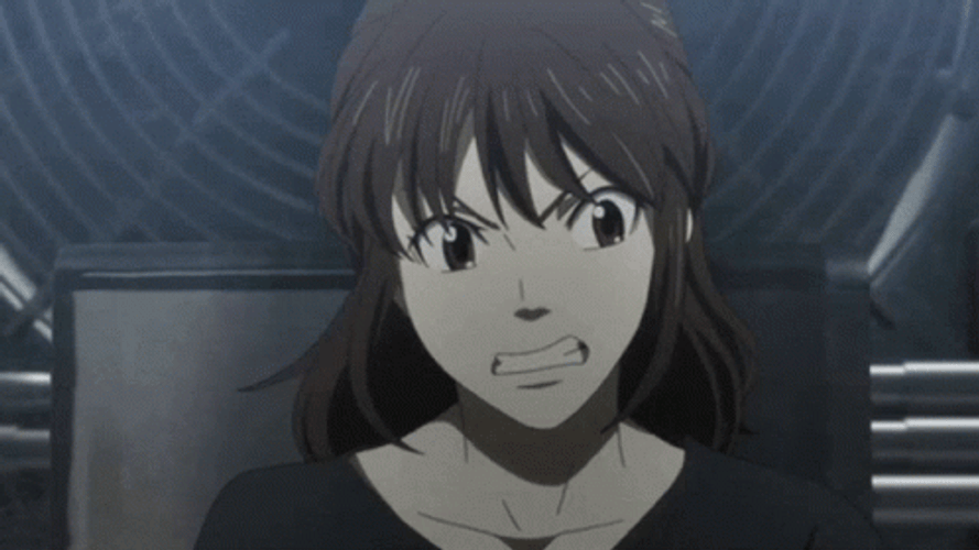 Psycho Pass Mika Shimotsuki Angry GIF