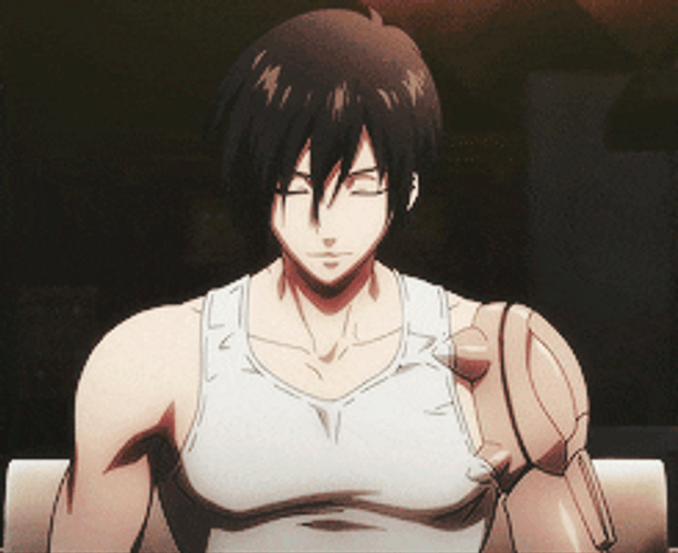 Psycho Pass Nobuchika Ginoza Muscle GIF