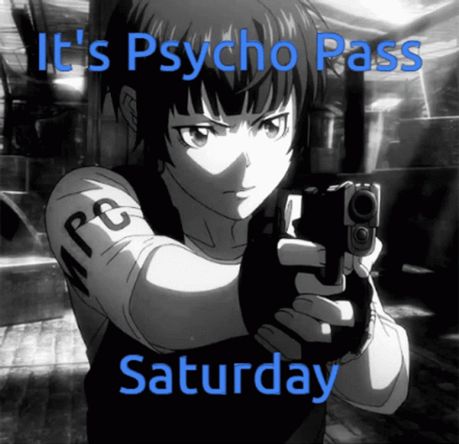 Psycho Pass Saturday Akane Tsunemori Gun GIF