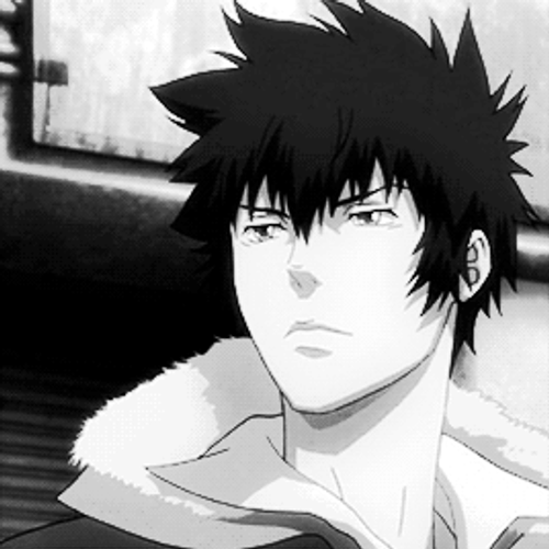 Psycho Pass Shinya Kogami Sigh GIF