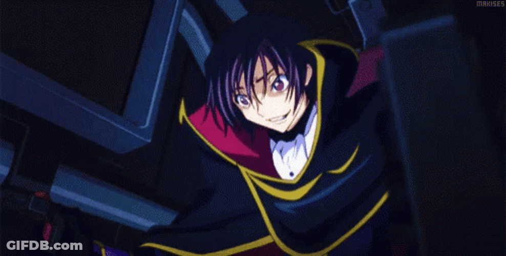 Psychopath Lelouch Lamperouge Laughing GIF