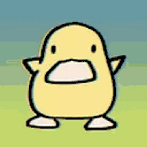 Psyduck Cartoon Duck Dancing Meme GIF