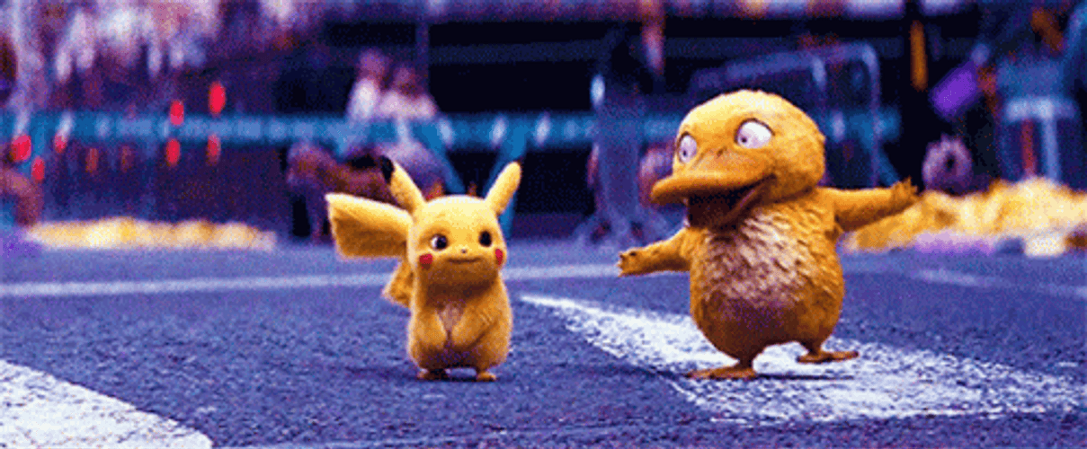 Psyduck Detective Pikachu GIF