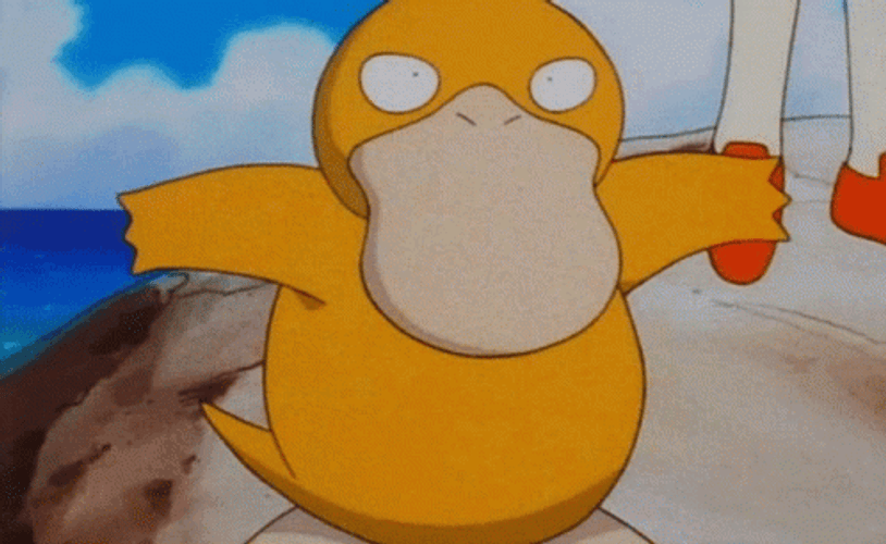 Psyduck Flexing Muscles GIF