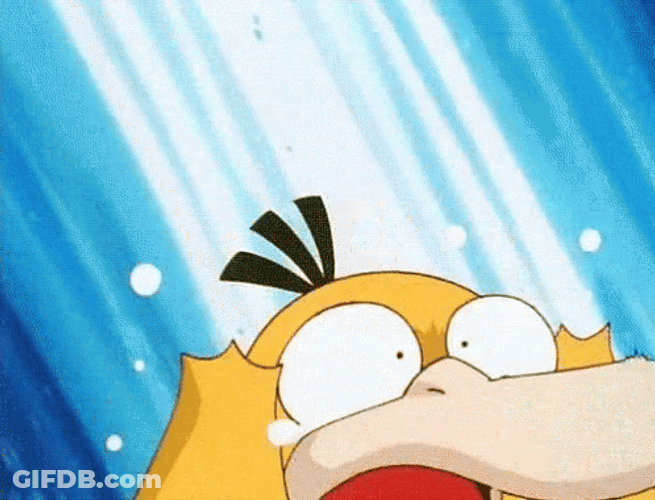 Psyduck Surprised Reaction GIF
