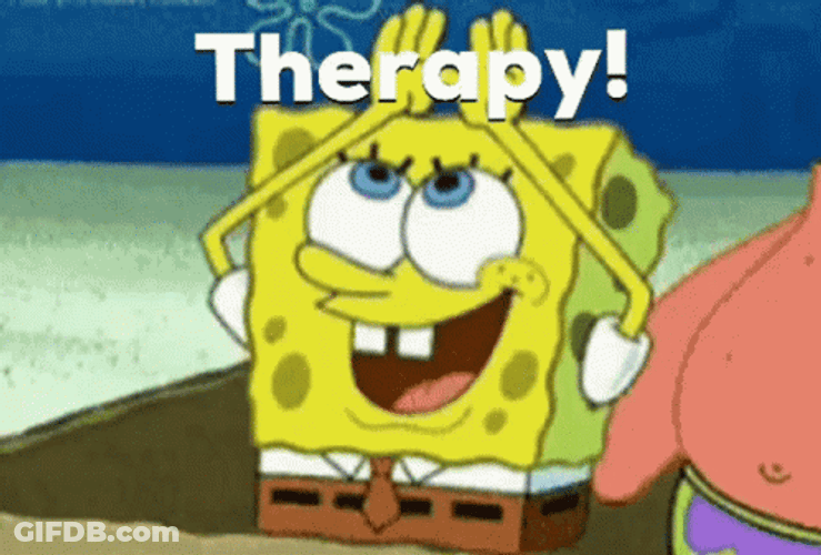 Pt SpongeBob Rainbow Therapy GIF