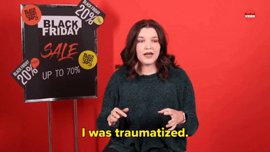 Ptsd Black Friday Horror Narrated GIF