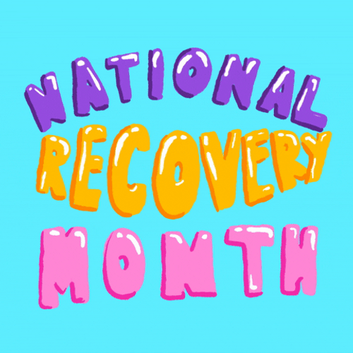 Ptsd National Recovery Month Graphic Arts GIF