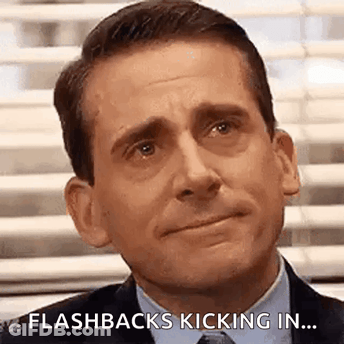 Ptsd Steve Carell Flashback Kicking In Meme GIF